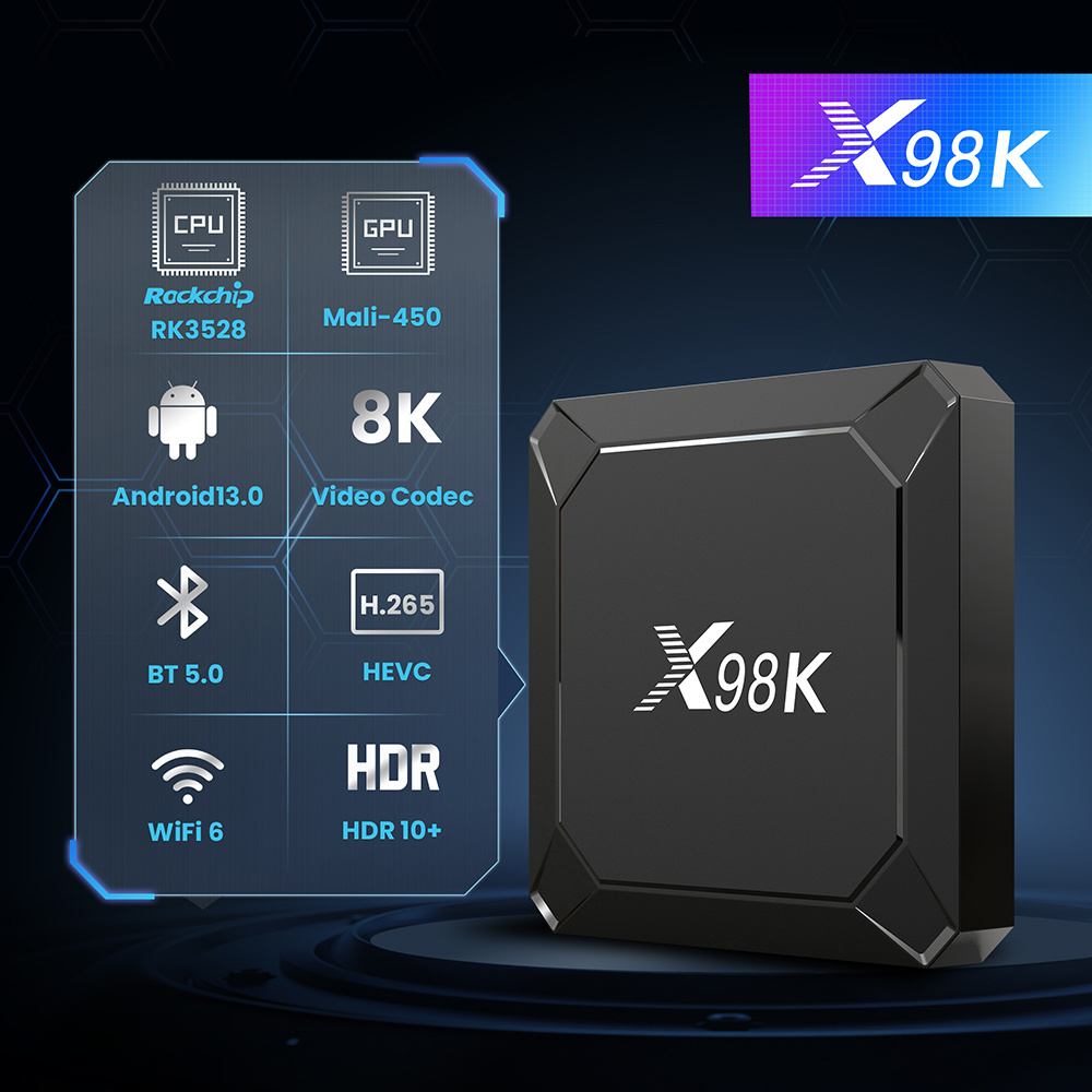 Radxa Rock 5B 16Gb - Nieuwe X98K Android 13 TV Box