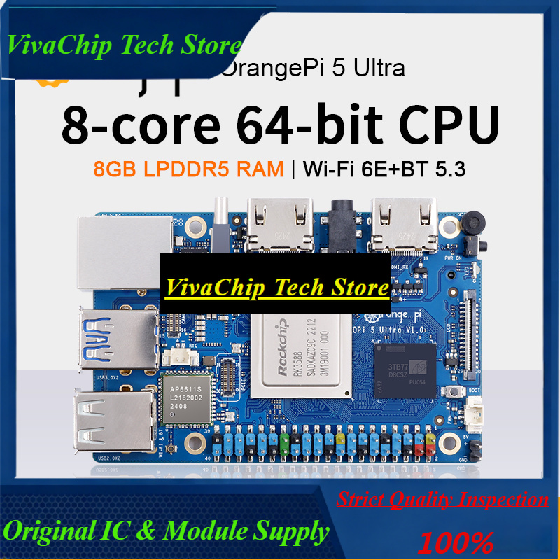 Rk3588 Mini Pc Board - VivacpOrange Pi 5 Ultra 8GB Ram