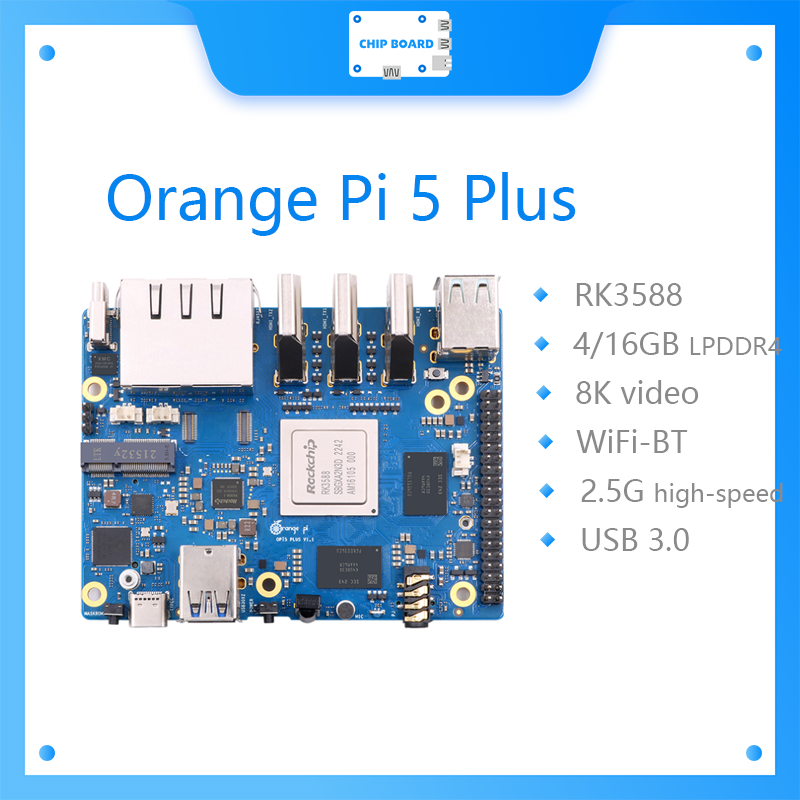 Radxa Rock 5B 16Gb - Orange Pi 5 Plus Single Board