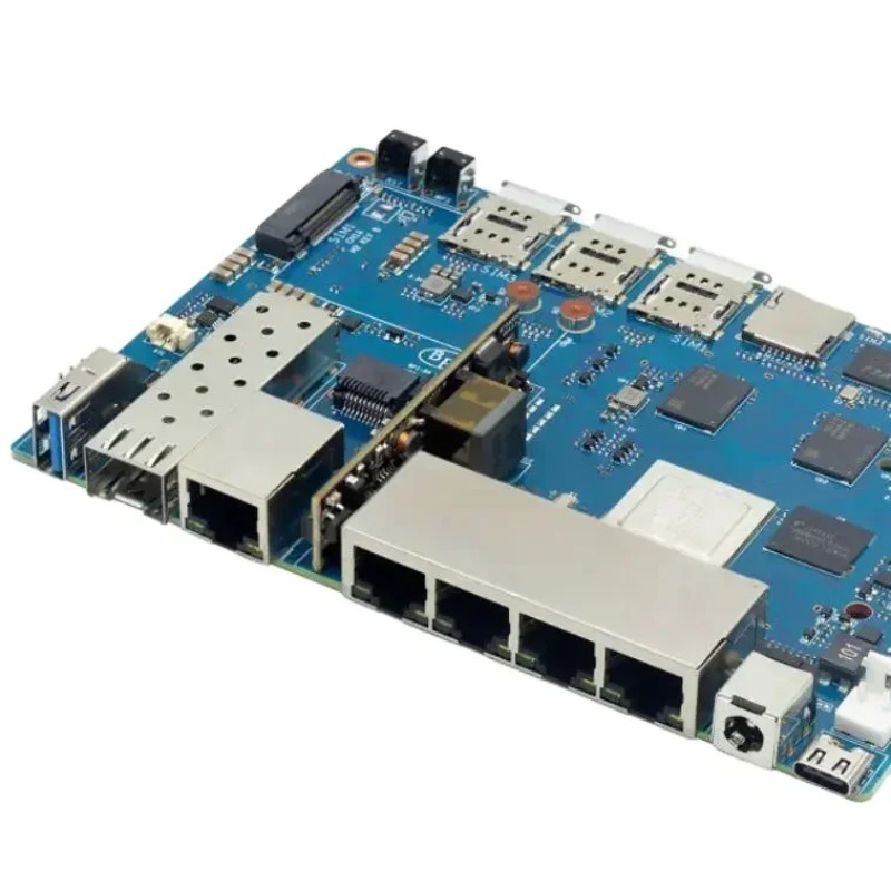 Bananapi Bpi R4 Wifi 7 - Wifi 7-routerbord met MTK MT7988A-ontwerp, 4G