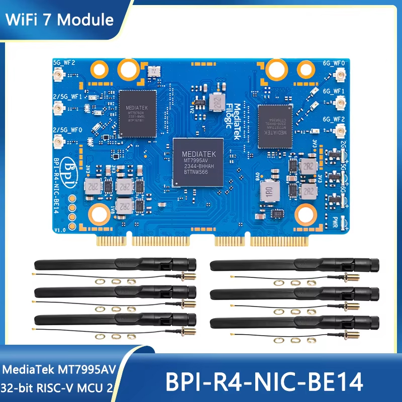 Bananapi Bpi R4 Wifi 7 - Banana Pi BPI-R4-NIC-BE14 WiFi 7 Module
