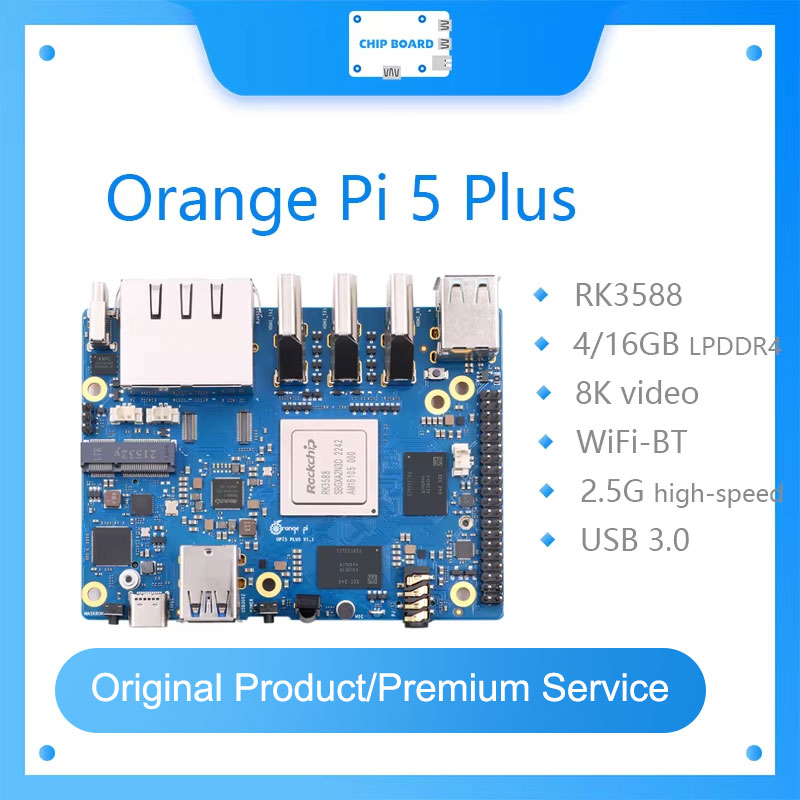 Radxa Rock 5B 16Gb - Oranje Pi 5 Plus Single Board