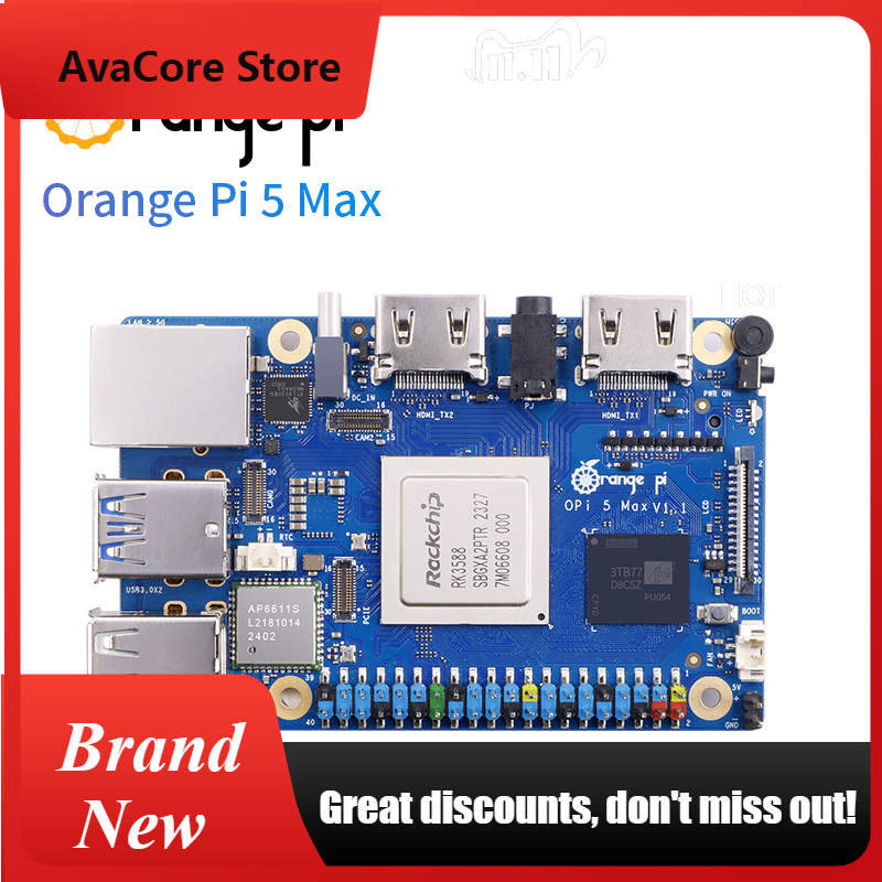 Orange Pi 5 Max Rk3588 - AvaCoreOrangePi 5 Max 16GB met 5V5A