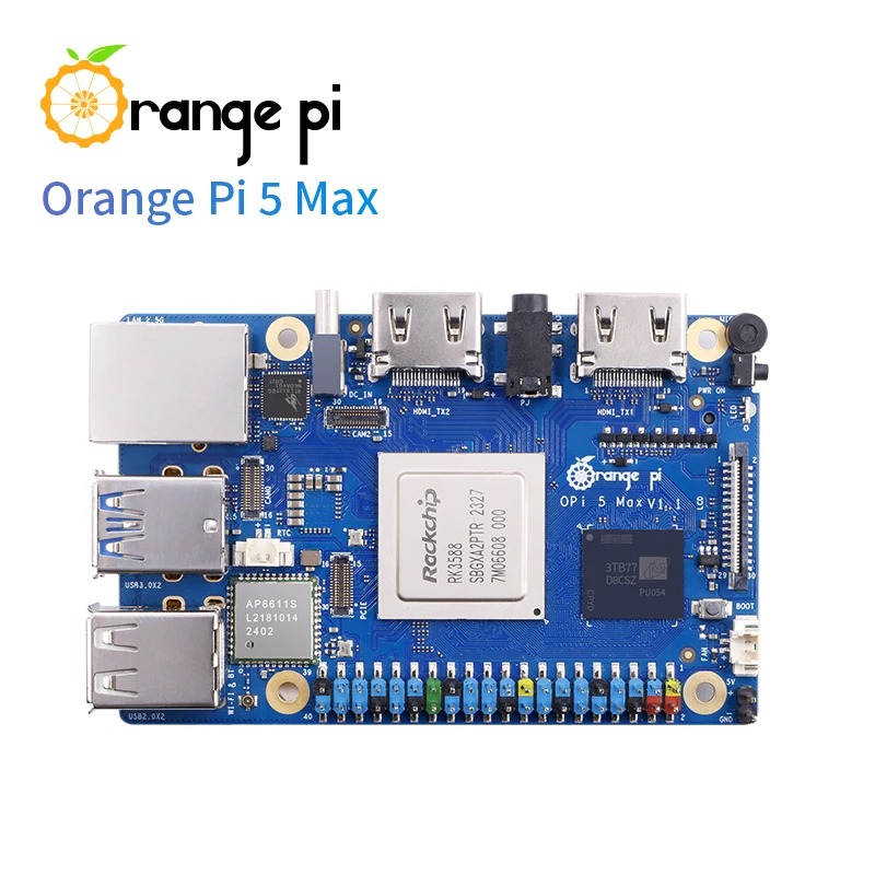 RoRuSOrangePi 5 Max 16GB met 5 - Orange Pi 5 Max Rk3588 recensie en prijs