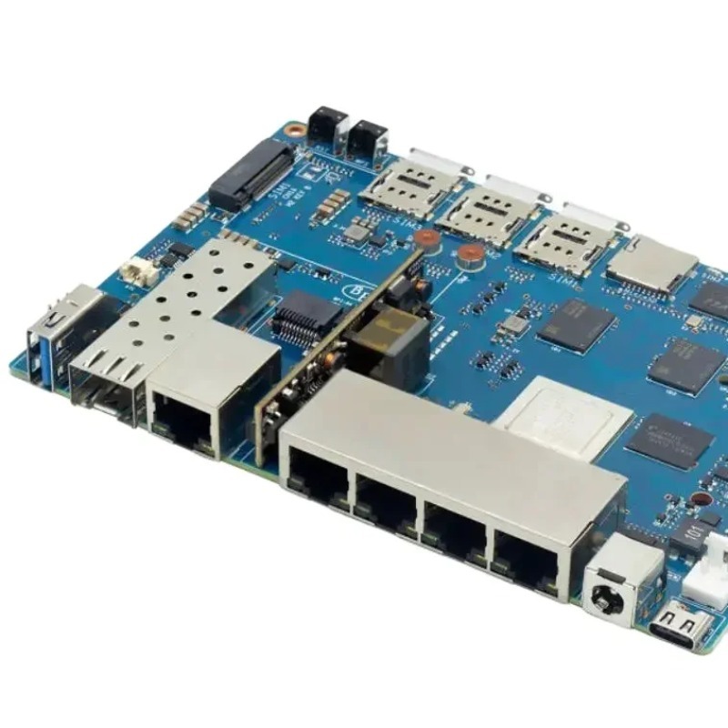 Wifi 7-routerbord met MTK MT79 - Bananapi Bpi R4 Wifi 7 recensie en prijs