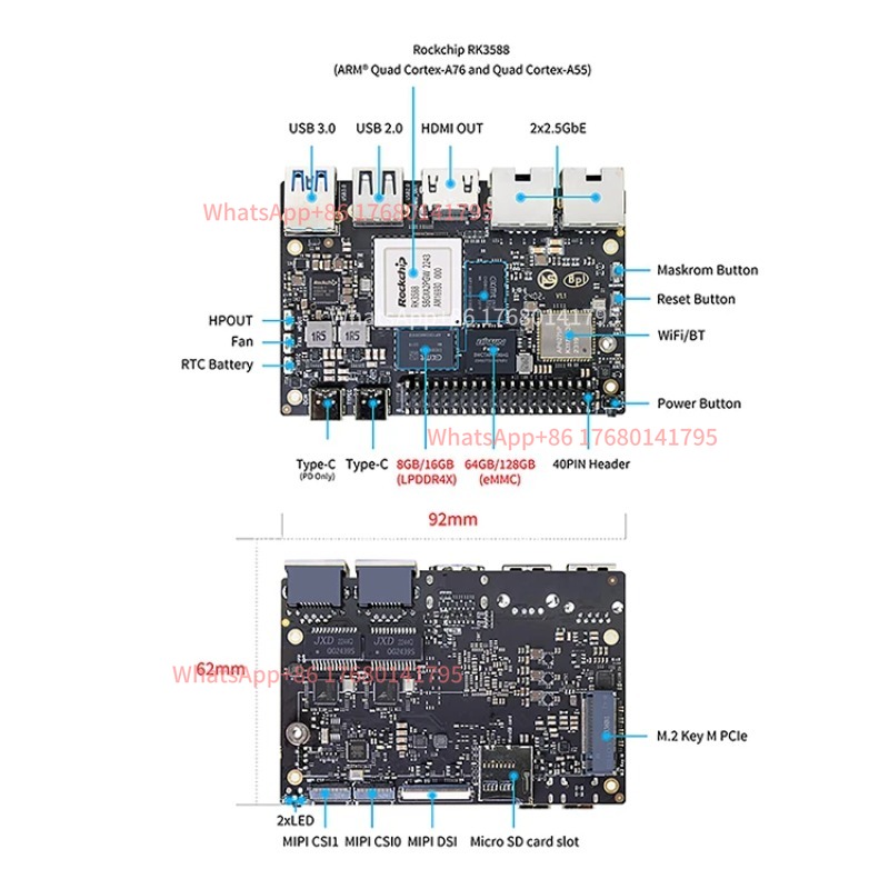 RK3588 Single Board Computer S - Banana Pi Bpi M7 Rk3588 recensie en prijs