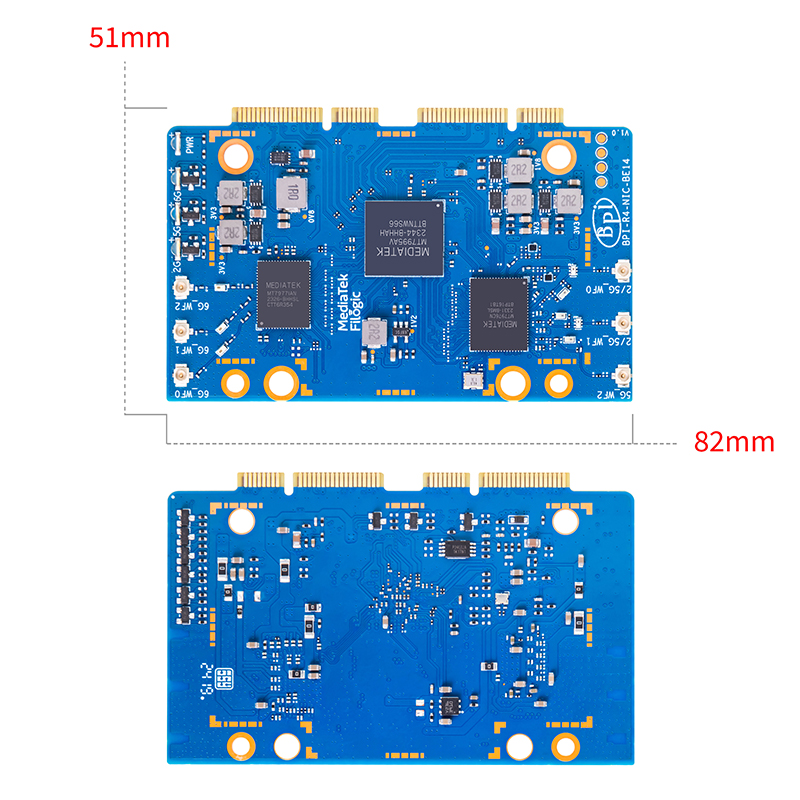 Banana Pi BPI-R4-NIC-BE14 WiFi - Bananapi Bpi R4 Wifi 7 recensie en prijs