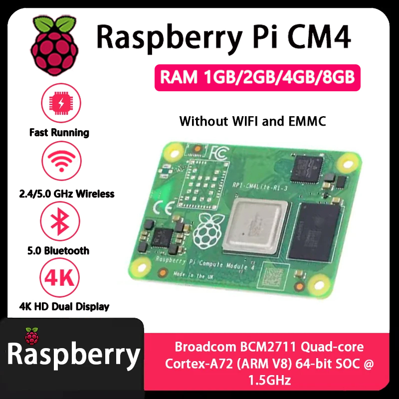 Raspberry Pi CM4 1 GB/2 GB/4 G - Compute Module 4 32Gb Wifi recensie en prijs