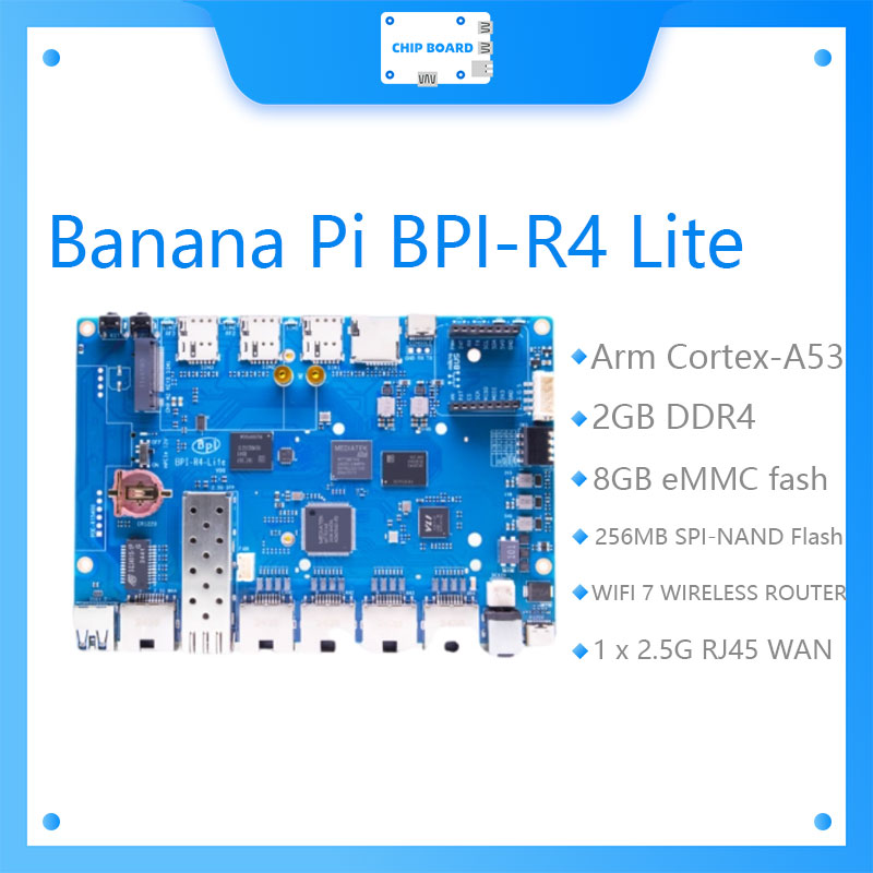 Banana Pi BPI-R4 Lite beschikt - Bananapi Bpi R4 Wifi 7 recensie en prijs